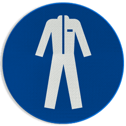 Autocollant ou panneau - M010 - Protection obligatoire du corps