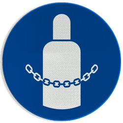 Autocollant ou panneau - M046 - Sécuriser les bouteilles de gaz