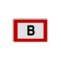 Brand bord met pictogram Aansluitpunt droge blusleiding