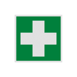 Autocollant ou panneau - E003 - Matériel de premier secours