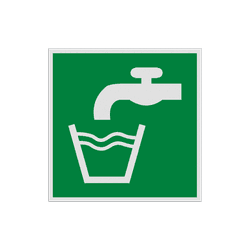 Autocollant ou panneau - E015 - Eau potable