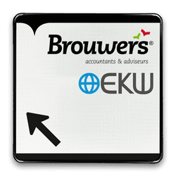 Informatiebord 1:1 - Ingang kantoor - Brouwers