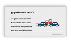 Lesbord Dick Bruna - geparkeerde auto's - LV.LB.B5