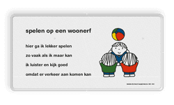 Lesbord Dick Bruna - op een woonerf - LV.LB.C1