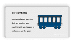 Lesbord Dick Bruna - de tramhalte - LV.LB.E2A