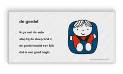 Lesbord Dick Bruna - de gordel - LV.LB.F3