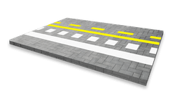 Marquage routier - lignes et bandes