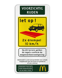 Informatiebord 1:2 - Gebr. van Vliet - Reflecterend