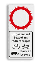 Verkeersbord C01 - Geen doorgaand verkeer