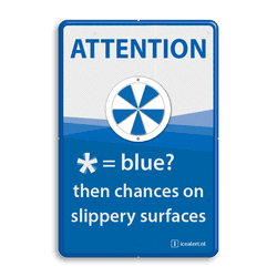 ICE ALERT Informatiebord EN 400x600mm