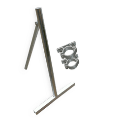 Verkeersbord standaard - aluminium ø48x1200mm + beugelset