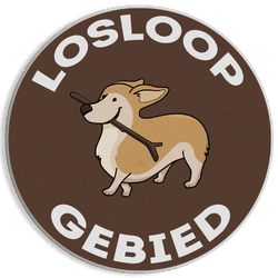 Verkeersbord - Losloopgebied honden