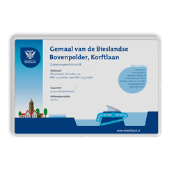 [OUD MODEL] Informatiebord Delfland - Gemalen