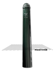 Potelet La Haye Ø164x1300mm – RAL6012 avec logo de la ville