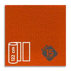 Reflecterende folie FLUOR Oranje klasse 3 T-7514