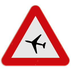 Panneau SB250 - A35 - Survol d'avions à basse altitude