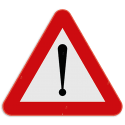 Verkeersbord SB250 A51 - Gevaar