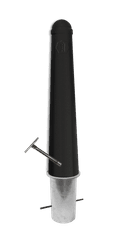 Hanzestadter Ø164x750mm verwijderbaar met grondstuk 305mm