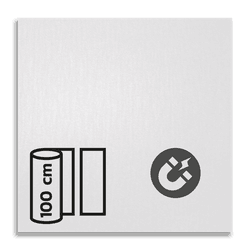 Magneetbord reflecterend klasse 1 T-1500