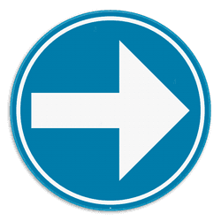 Panneau de signalisation D1b