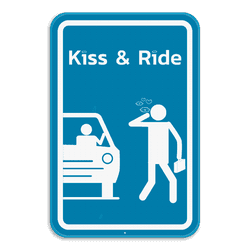 Parkeerbord KISS & RIDE