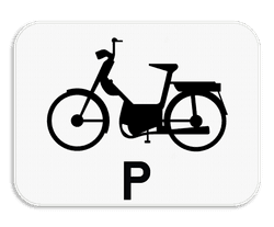 Verkeersbord SB250 M19 onderbord - Enkel voor speed pedelecs - 400x300mm