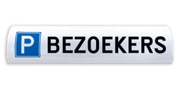 Parkeerbord voor betonrand / biggenrug - breedte 600mm
