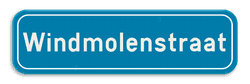 Straatnaambord België 7:2