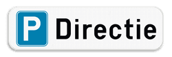 Parkeerplaats bord - Parking Directie