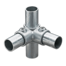 Pièce d'angle pour poteau  - Raccord de tube en acier galvanisé