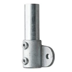 Fixation horizontale (petite) - Raccord de tube en acier galvanisé
