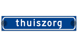 Autobord met zuignappen 375x75mm thuiszorg reflecterend