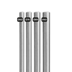 Edelstahl Absperrpfosten Ø60-102mm – mit Bodenanker oder Bodenmontage