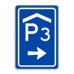 Verkeersbord RVV BW202r met nummer