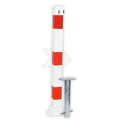 Absperrpfosten klappbar