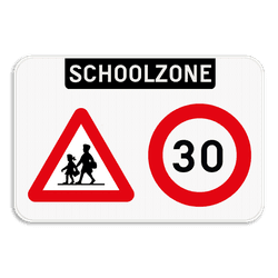 Informatiebord - Schoolzone - A23 - C43
