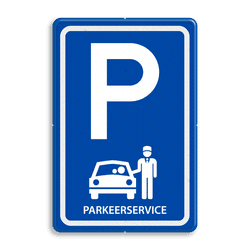 Verkeersbord E08 - Parkeerservice - BT12