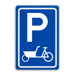 Verkeersbord RVV E08 bakfiets