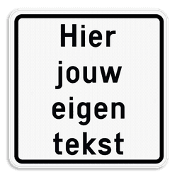Tekstbord 1:1