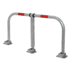 Arceau Anti-Stationnement de Parking Rabattable avec Serrure Cylindrée