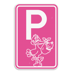 Parkeerbord - Geboorte - Meisje