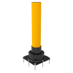 Borne SlowStop - Poteau de protection industriel - Type 3 renforc&eacute;