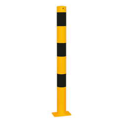 Rampaal Ø76x900mm met voetplaat