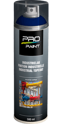 A&eacute;rosol industriel bleu brillant pour m&eacute;tal et surfaces &ndash; 500 ml