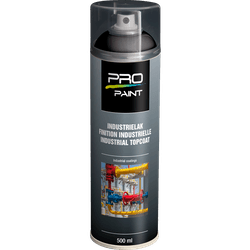 A&eacute;rosol de peinture industrielle noir mat ou brillant &ndash; 500 ml