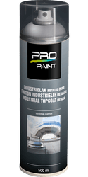 A&eacute;rosol de peinture industrielle m&eacute;tallique brillant &ndash; 500 ml