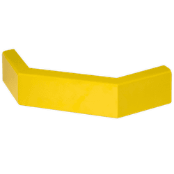 Rail de protection d&rsquo;angle industriel BLACK BULL 350mm &ndash; profil&eacute; en C