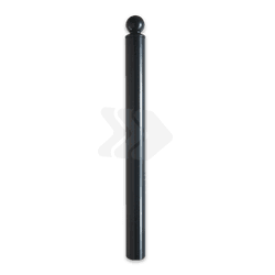 Poteau de trottoir – Type Groningen – noir RAL9016 (mat)