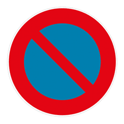 Vloersticker - Verkeersteken België