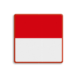 Dagteken rood boven wit (Art. 3.25 BPR)